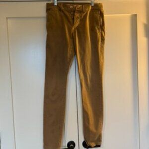 life/after/denim Weekend Chino in Camel Brown, Men's size 32. Slim, tall